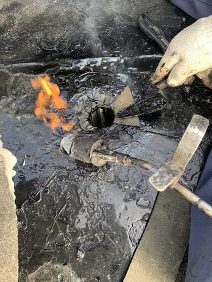 落水口防水加強