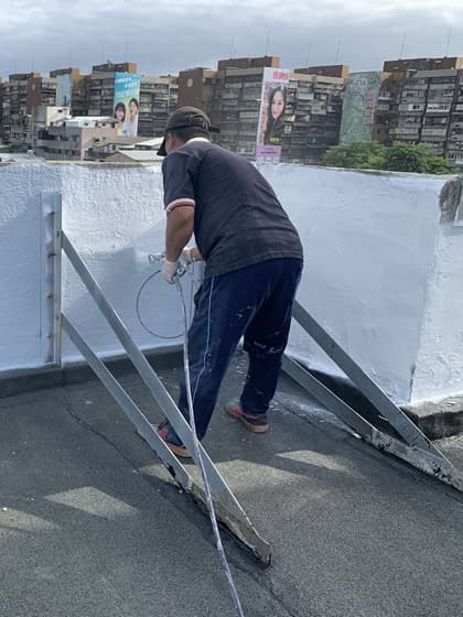 女兒牆防水噴塗